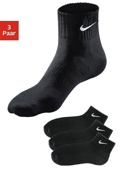 Nike Kurzsocken 3 Stk. tlg. mit weichem Frottee
