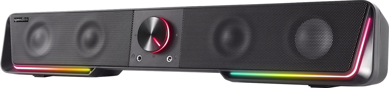 SPEEDLINK GRAVITY RGB Stereo Soundbar, black