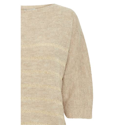 Fransa Stribet Striktrøje, Tiger's Eye, L/XL