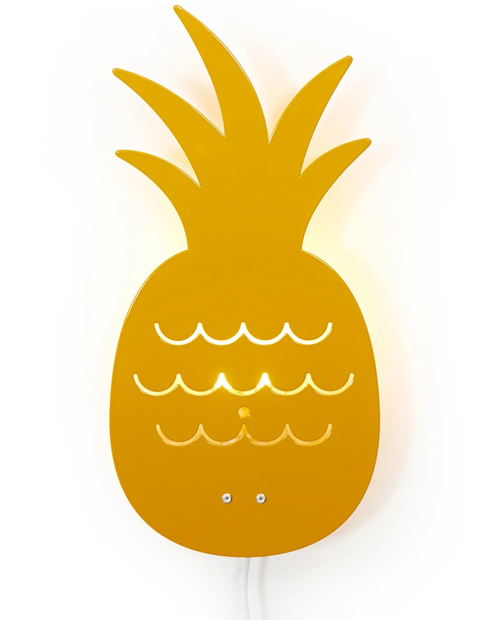 Wandleuchte ANANAS in gelb