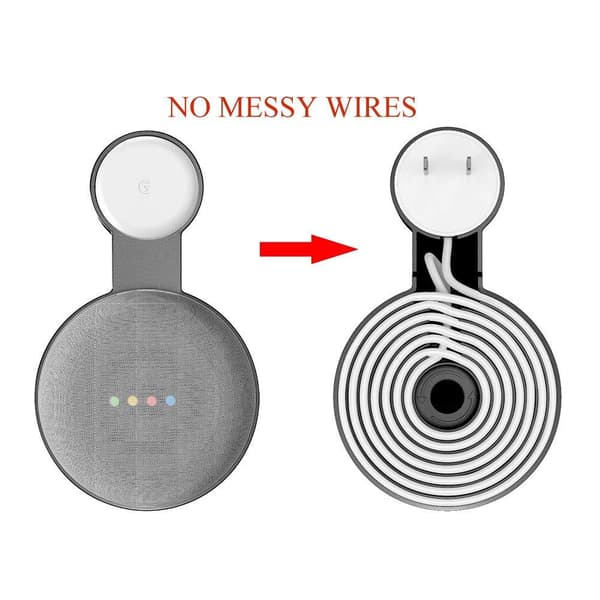 Veggfeste / henger til Google Nest Mini Gen 2 Black