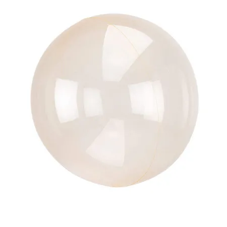 amscan Befüllbarer Folienballon Clearz Crystal, orange