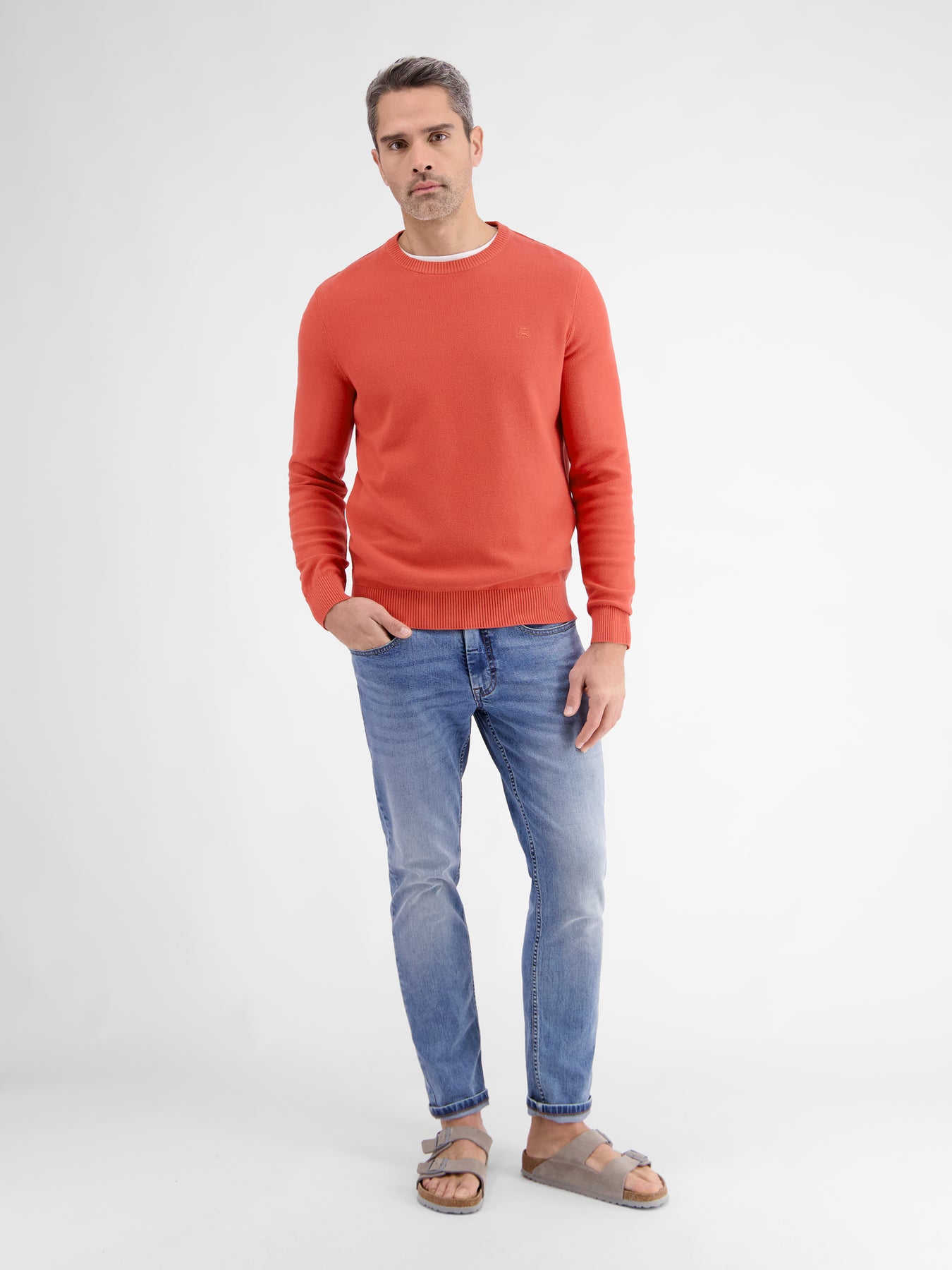 Crewneck-Strickpullover für Herren