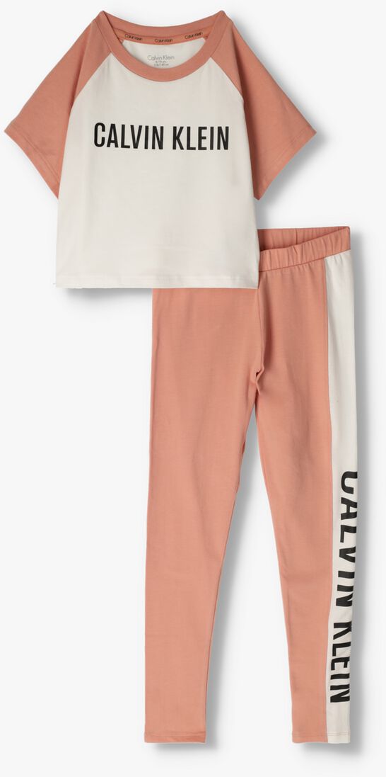CALVIN KLEIN UNDERWEAR roze calvin klein underwear  knit pj set