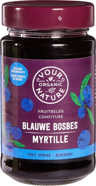 Your Organic Nature Fruitbeleg Blauwe Bes Bio 250 gram