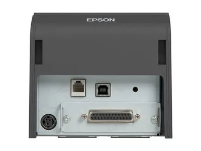 Epson TM T70II - Kvitteringsprinter - termisk linje - Rulle (8 cm) - 180 dpi - op til 250 mm/sek. - USB 2.0, seriel - skærer - mørkegrå