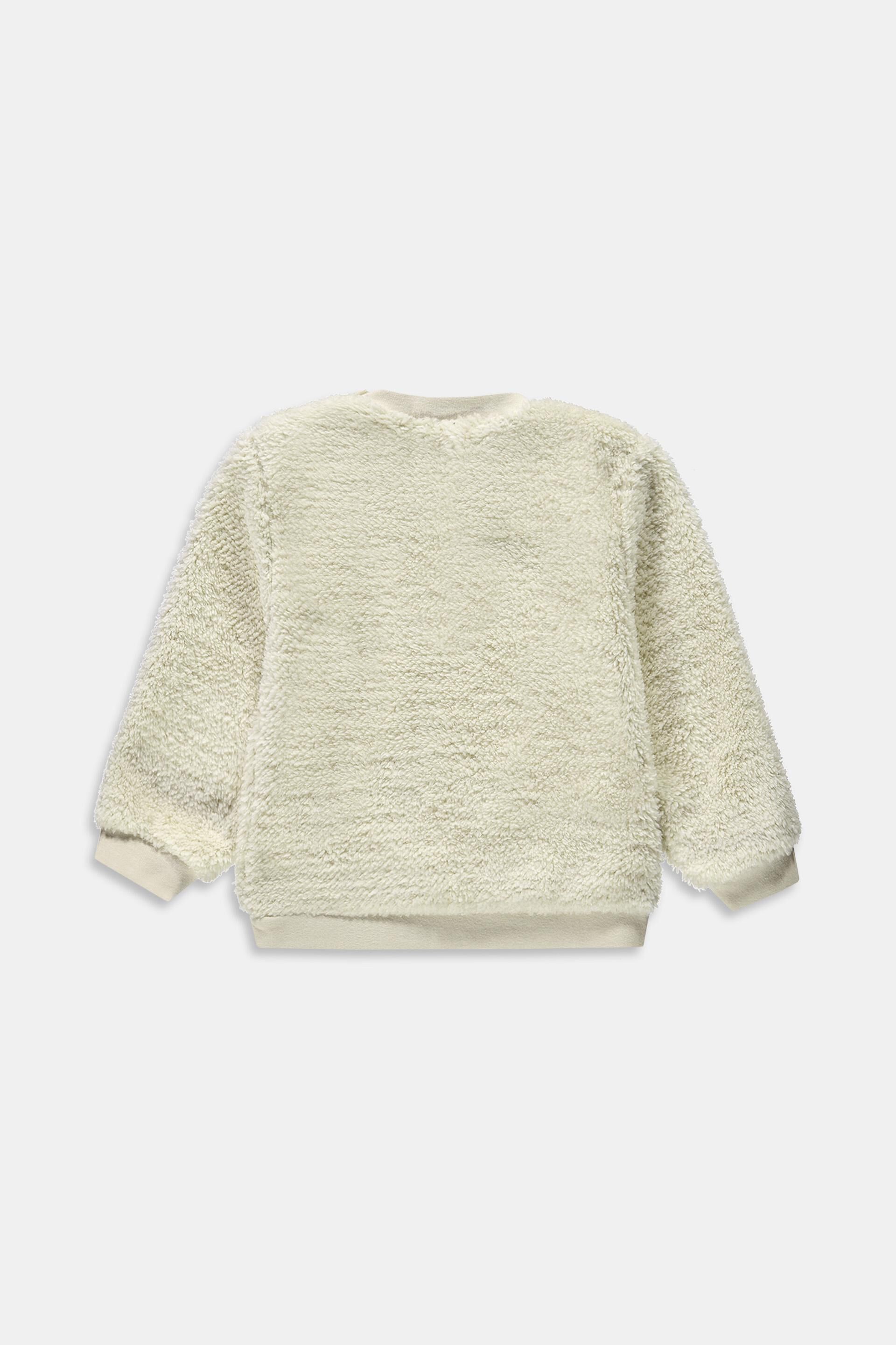 Sweat-shirt en fourrure synthétique