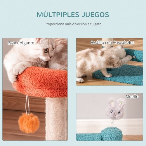Árvore arranhadora para gatos pequenos PawHut