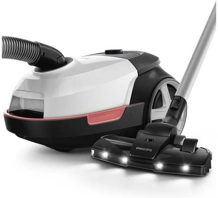 Bodenstaubsauger mit Beutel - PHILIPS XD6122/12 - 900 W - 4 L - Polarweiß