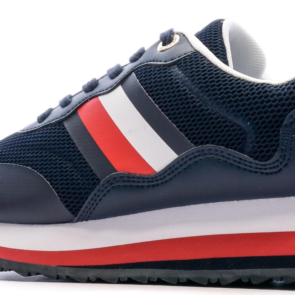 Tommy Hilfiger Baskets Marine Femme Tommy Hilfiger Sporty Retro