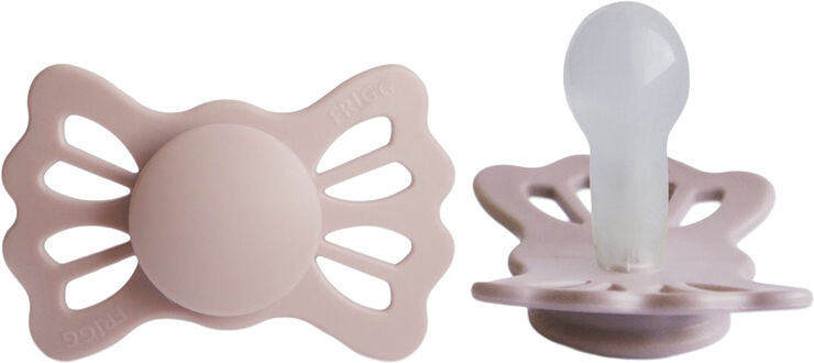 Frigg FRIGG Lucky symmetriske sutter i medicinsk silikone 2-pak str. 2 - Blu Blush/cedar
