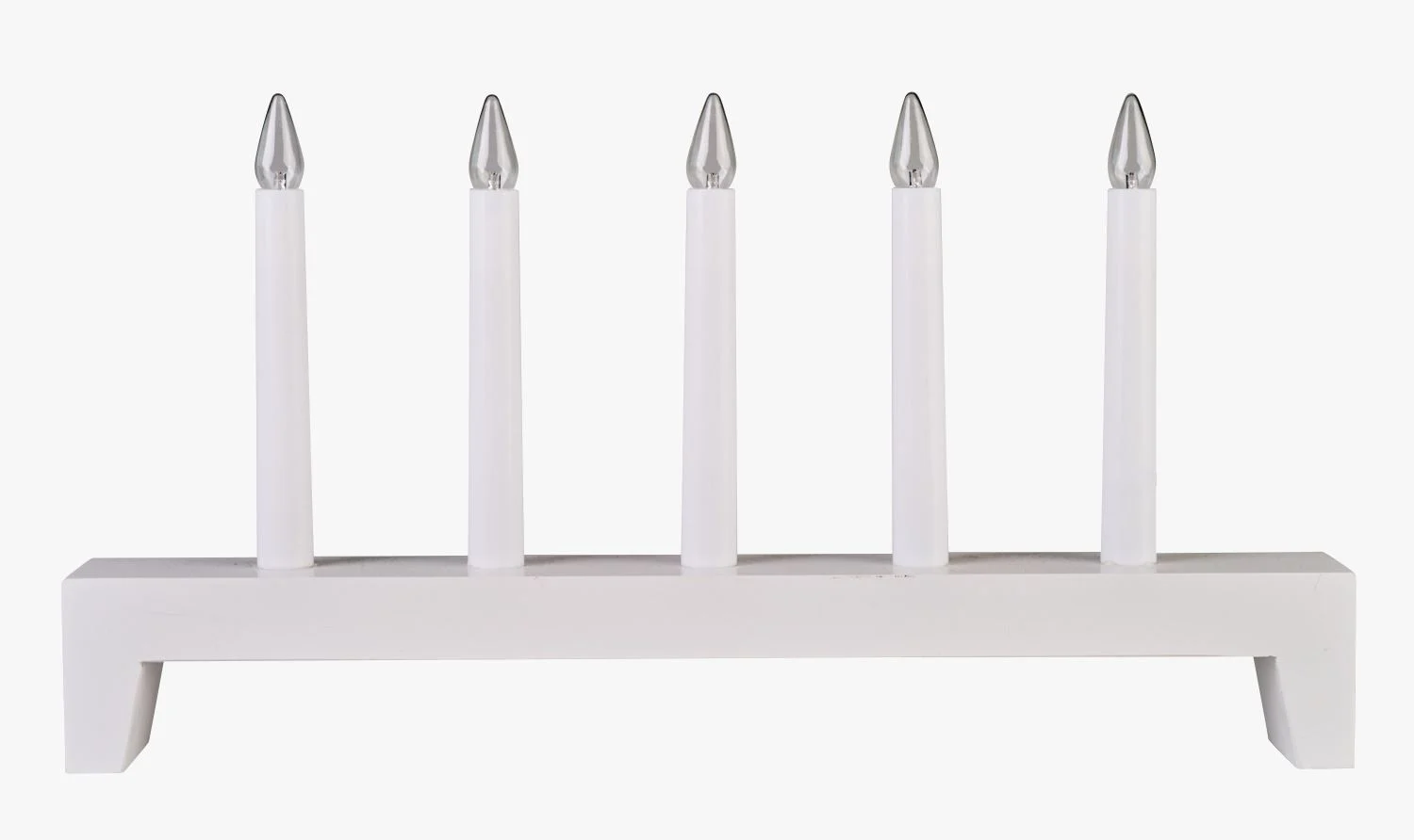 Adventsstake hvit - 45x6x23,5 cm