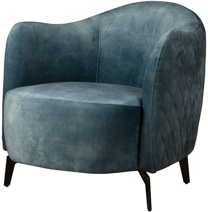 Fauteuil Blue Bondo  B75 x D80 x H72 cm