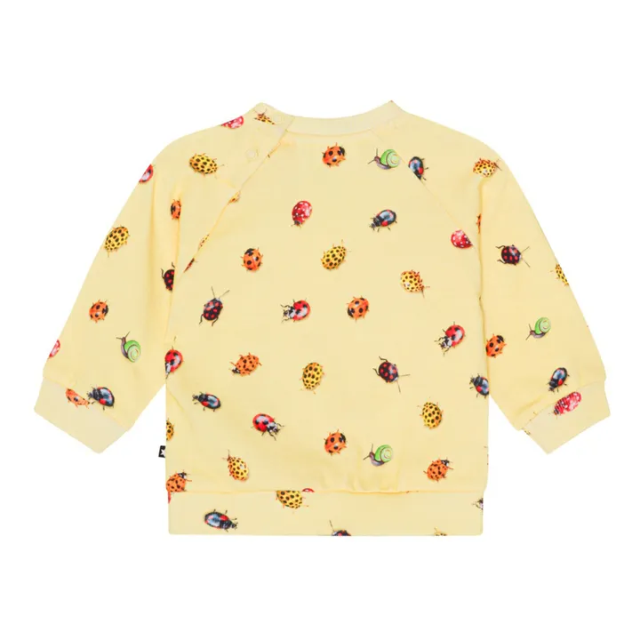 Molo Sweat Disc Coccinelle Coton Bio | Jaune
