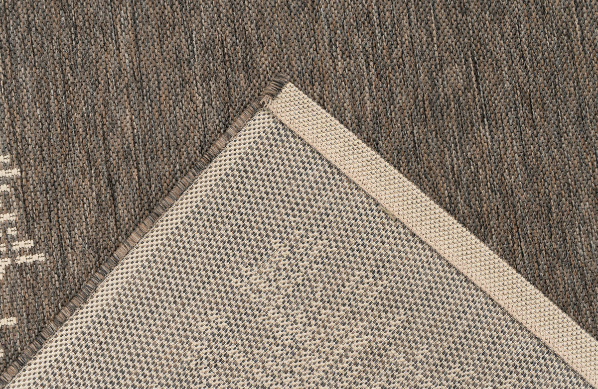Outdoor-Kurzflorteppich SPLASH 900 - braun-creme - 80x150 cm