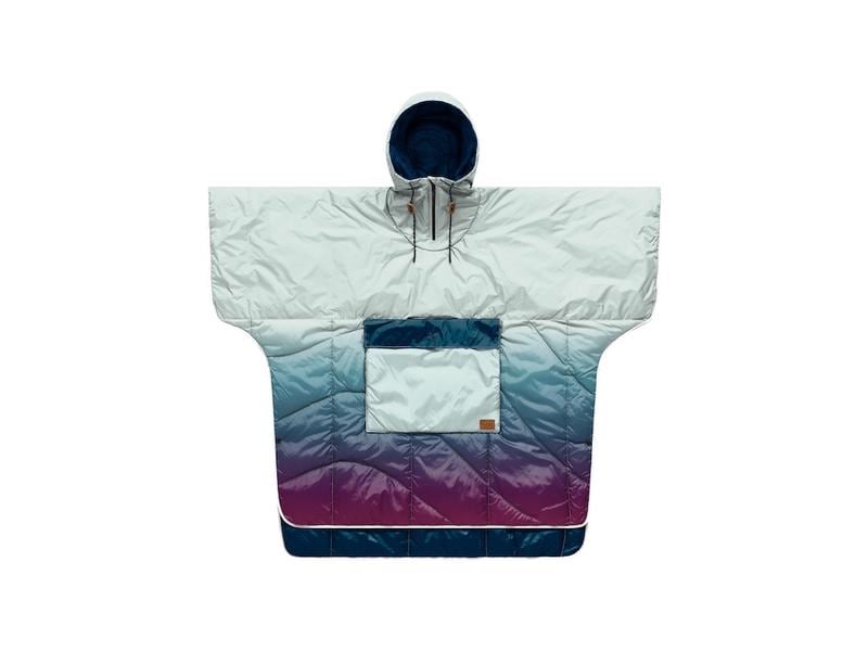 Rumpl Poncho Nanoloft Puffy Crisp Fade Outdoor Poncho