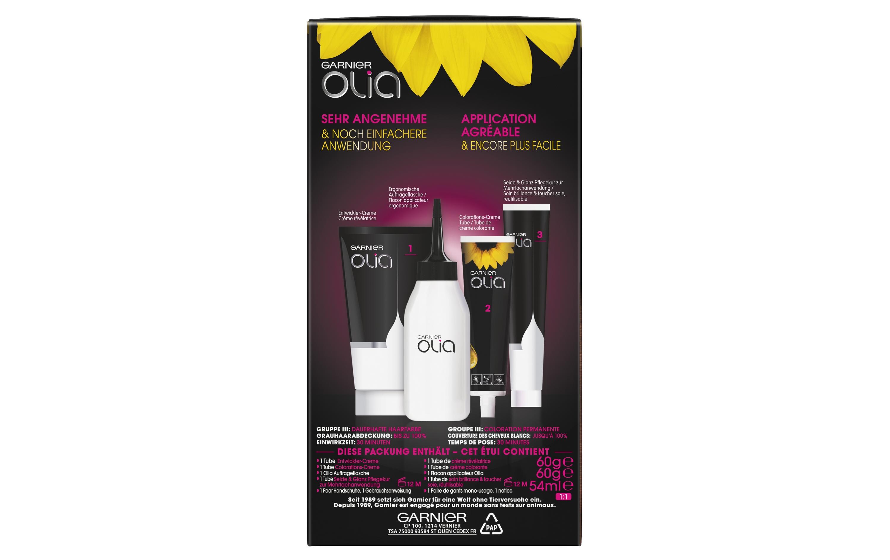 Haarcoloration Olia 5.35 SchokoladeDauerhafte Haarfarbe ohne Ammoniak