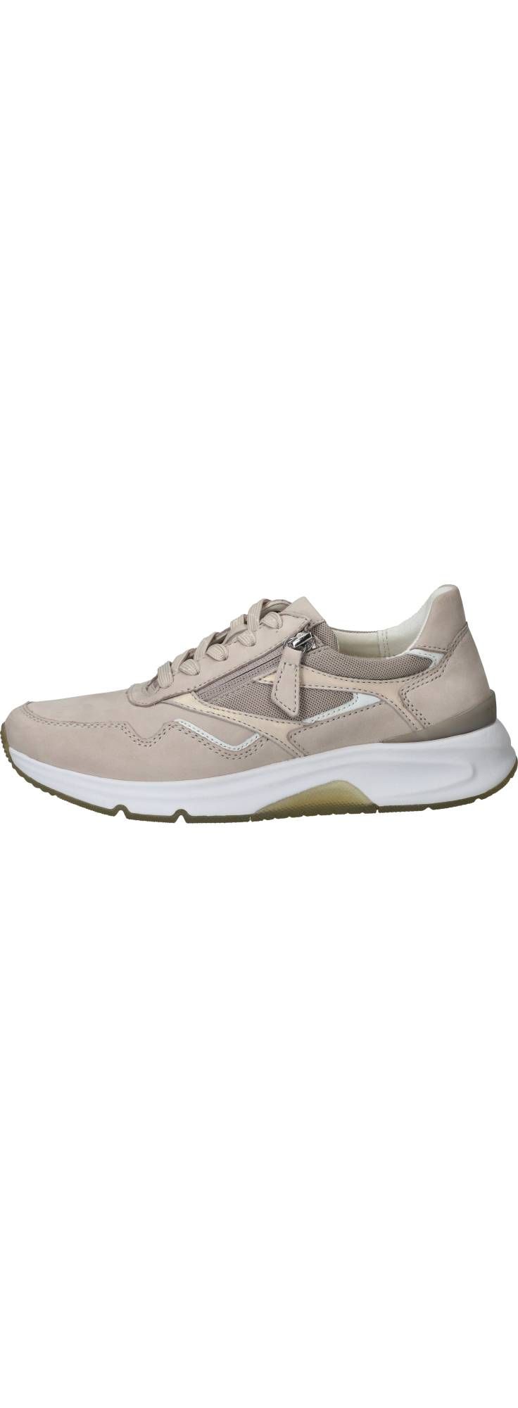 Gabor Rollingsoft Sneakers Taupe Dames