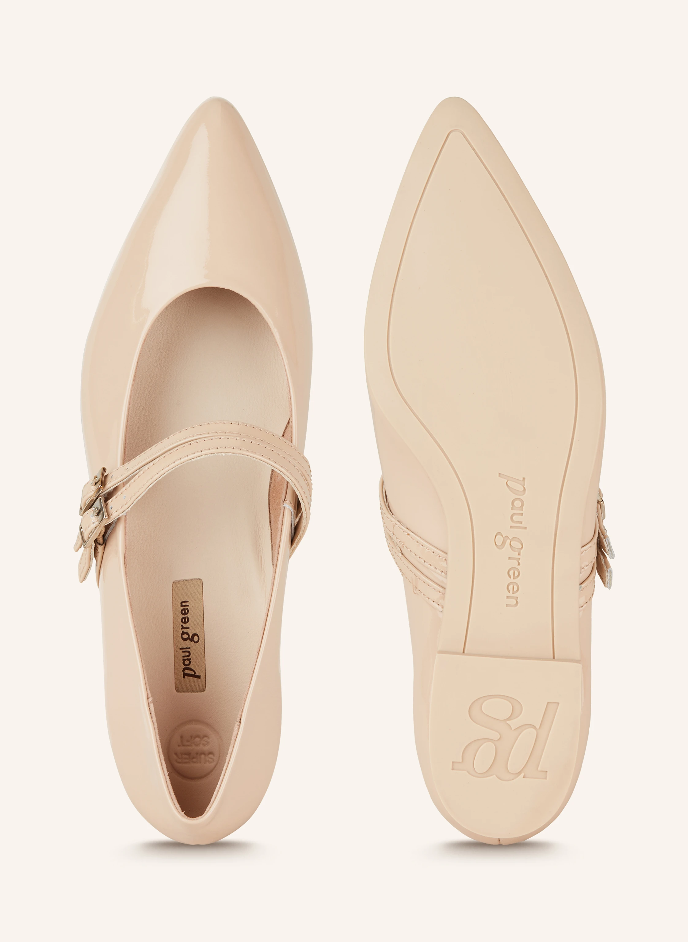paul green Mary-Jane-Ballerinas