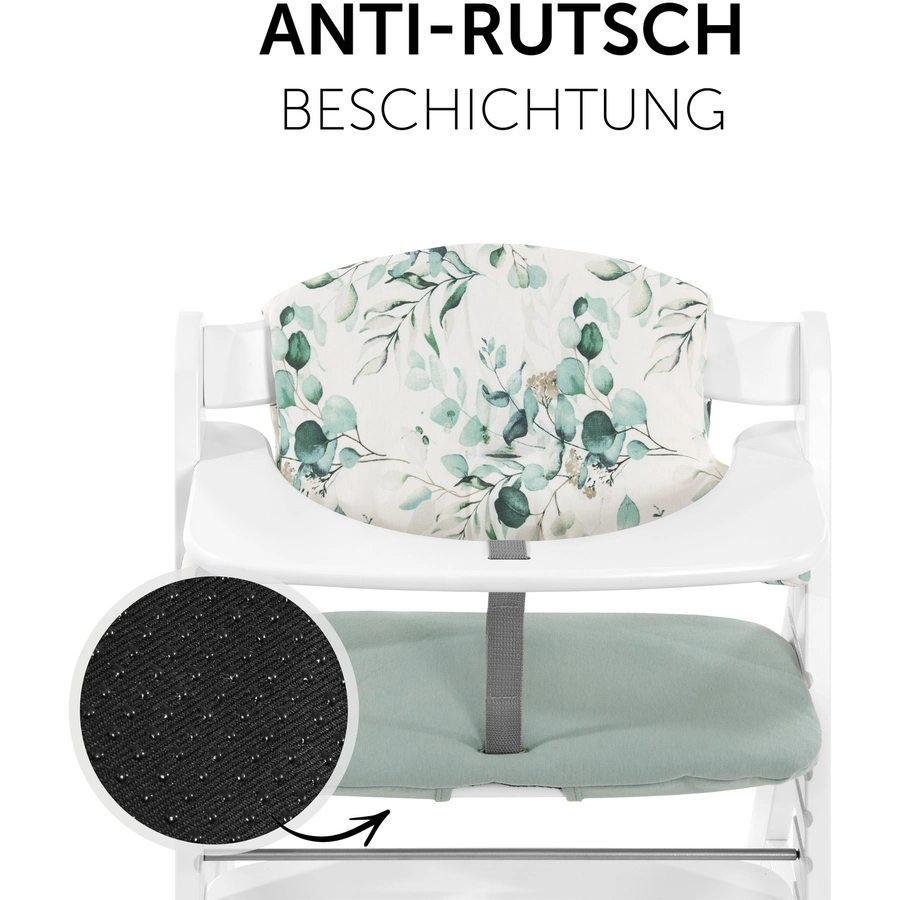 hauck Hochstuhlauflage Select Jersey Leaves Mint
