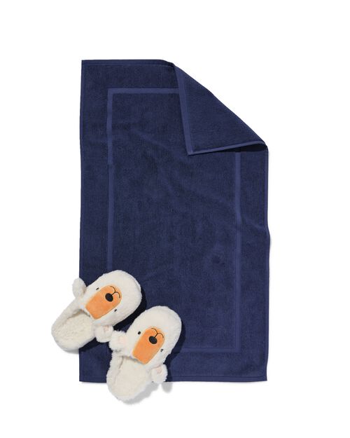 tapis de bain 50x85 qualité épaisse bleu nuit