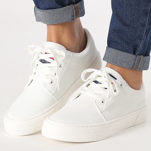 Baskets Femme Lace Up Aspen Derby Bioveg 2415 Ecru