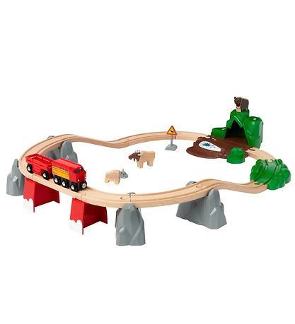BRIO WoRød Togbanes?t - Nordic Animal Set - 26 Dele 33988