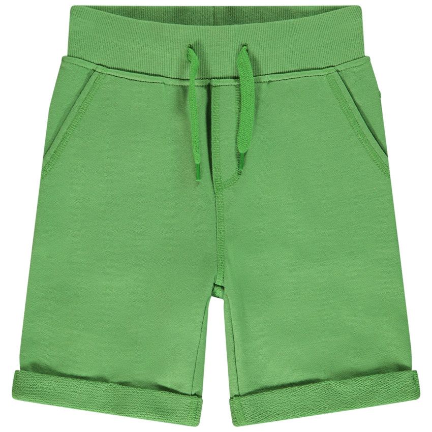 Bermuda en molleton chiné - Vert