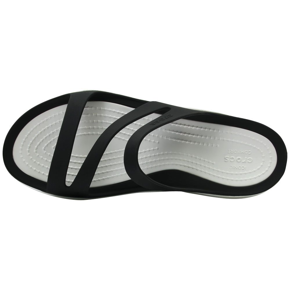 Crocs Swiftwater Sandalen Damen schwarz