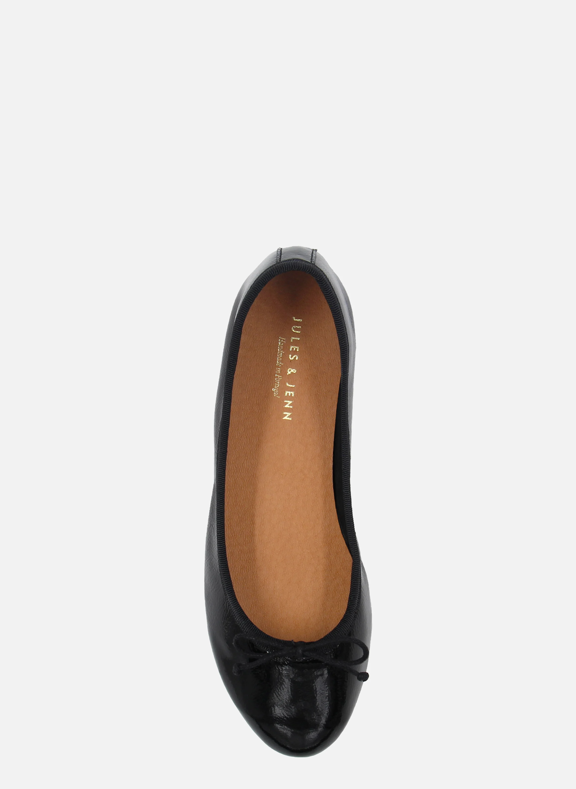 Ballerines classiques cuir verni | Noir