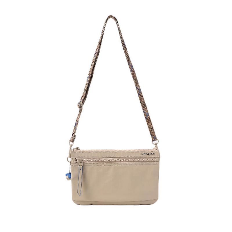 Sac bandoulière Emma 24 cm Creased Safary Beige