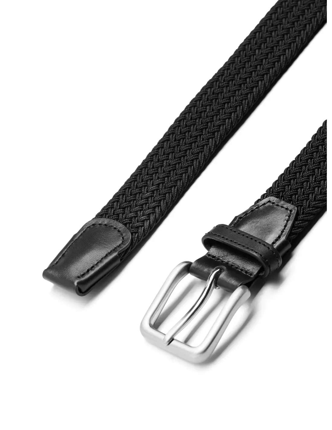 JACK & JONES Ceinture synthétique noire- Ceintures Noir
