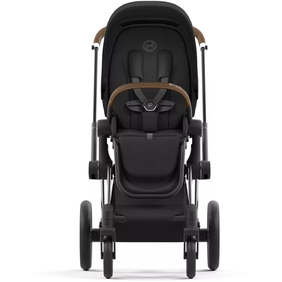 cybex PLATINUM Kombikinderwagen New Priam Chrome Brown Sepia Black