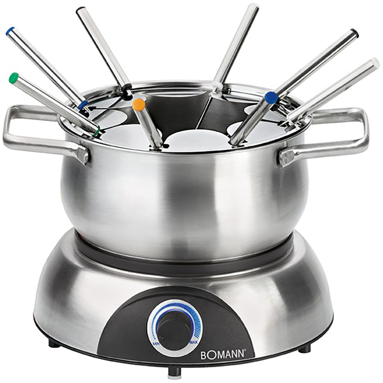 Bomann Set à fondue électrique Bomann FD2248CB  acier inoxydable/noir