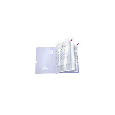 Oxford Duo - Cahier polypro 24 x 32 cm - 96 pages - grands carreaux (Seyes) - disponible dans différentes couleurs