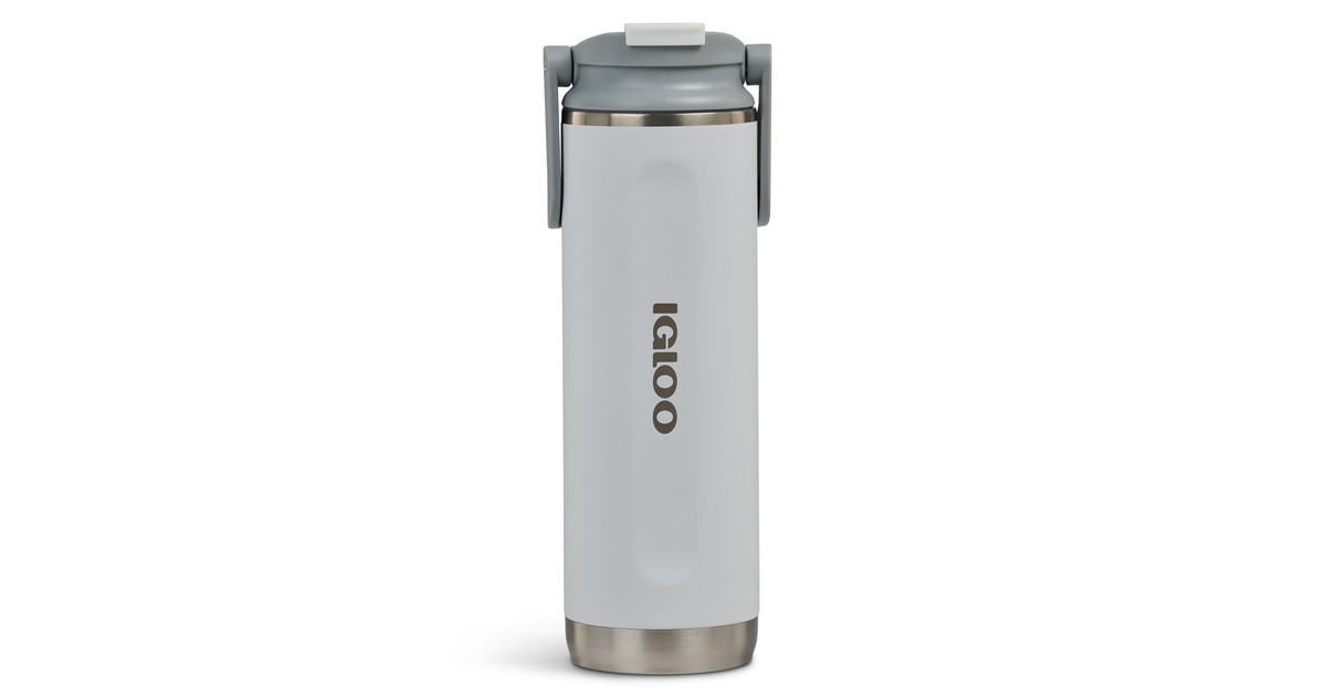 IglooFlip ‘n’ Sip Tumbler 20 oz, 0,59 liter drinkfles  (Wit)