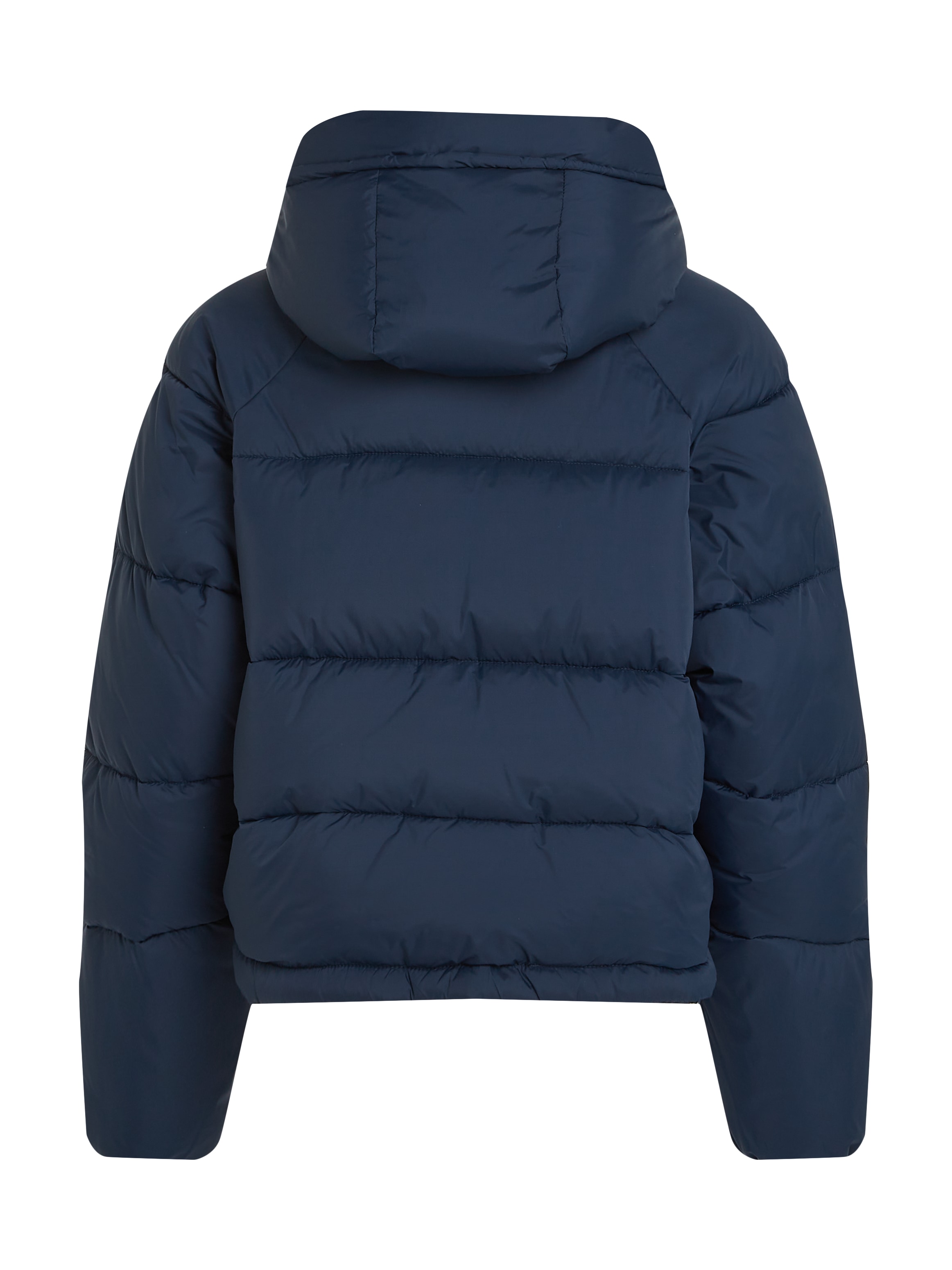 Tommy Jeans Curve Steppjacke »JW ASPEN PUFFER EXT« mit Kapuze mit hochschliessendem Kragen, Kapuze, Leistentaschen