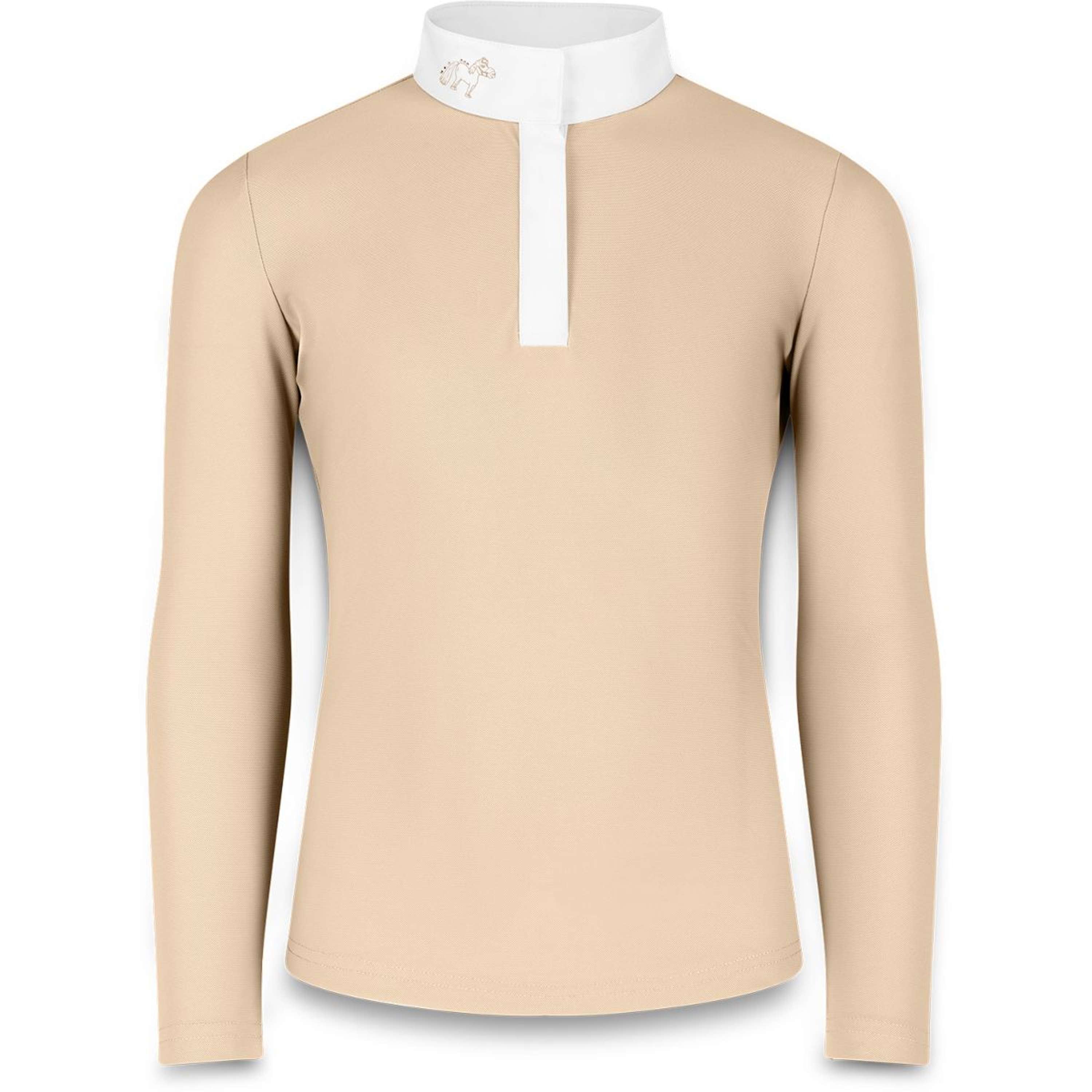 Kentucky Wedstrijdshirt Sammy Girls Long Sleeve Beige