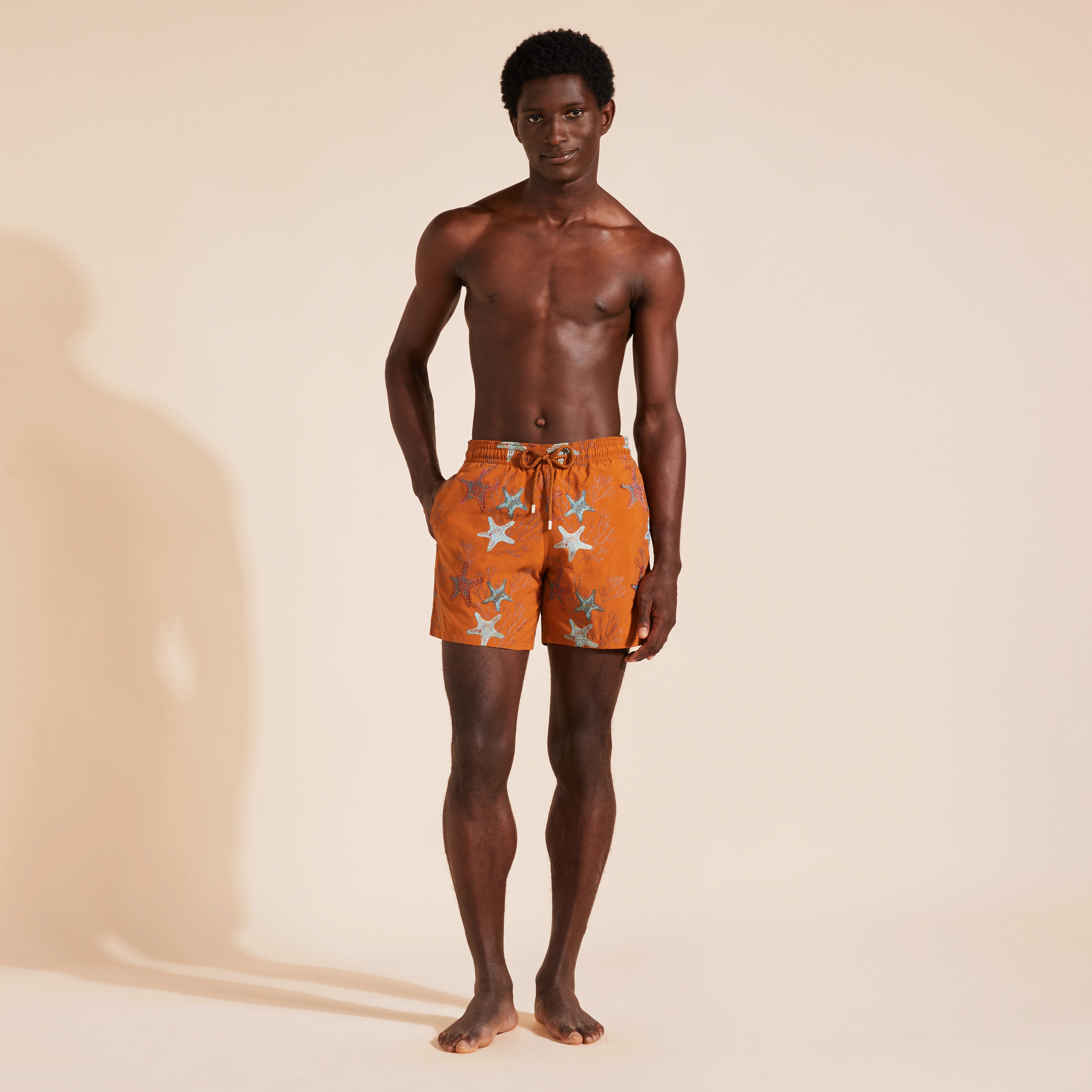 Maillot de bain homme brodé Glow Stars - Édition Limitée