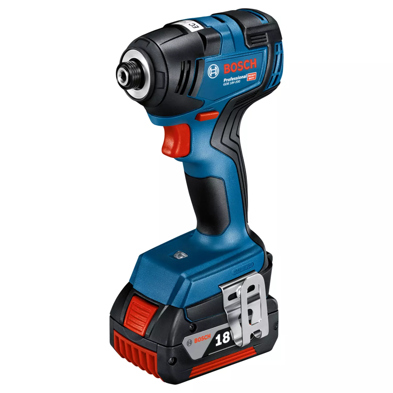 Bosch GDR 18V-200 Slagschroevendraaier set in L-Boxx - 18V Li-Ion accu  (2x 4,0Ah) - 200Nm - koolborstelloos