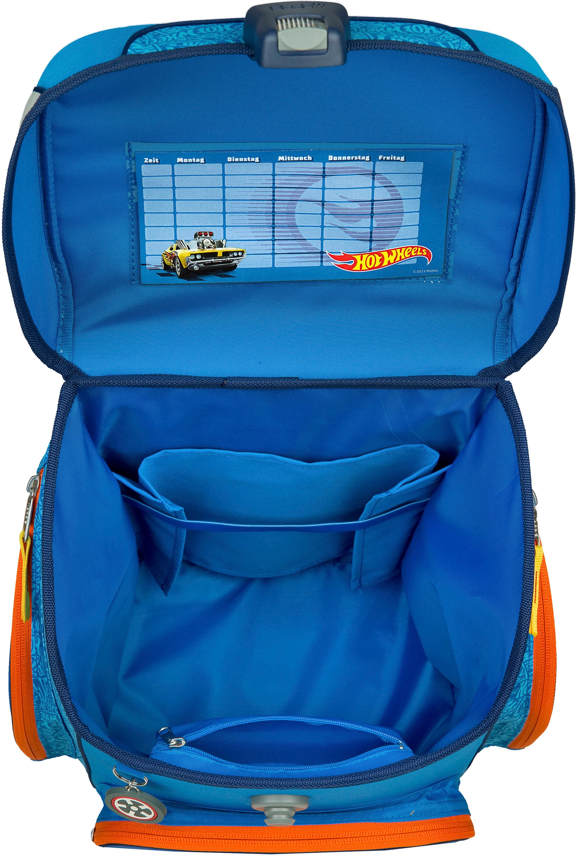 Scooli Schulranzen »EasyFit, Hot Wheels« Reflektoren