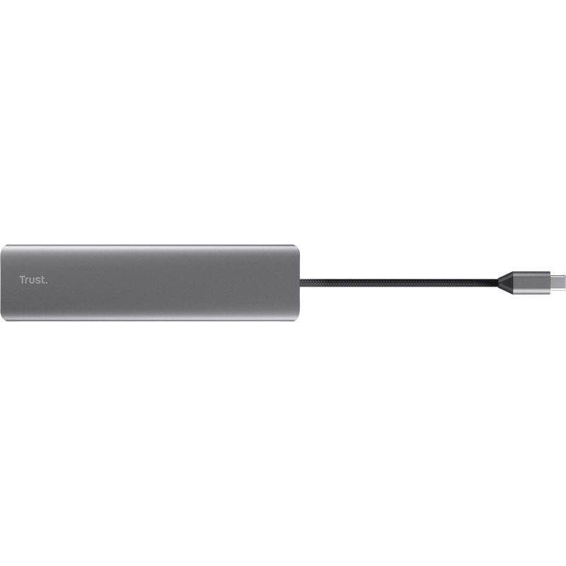 Trust 25661 hub & concentrateur USB Type-C Aluminium