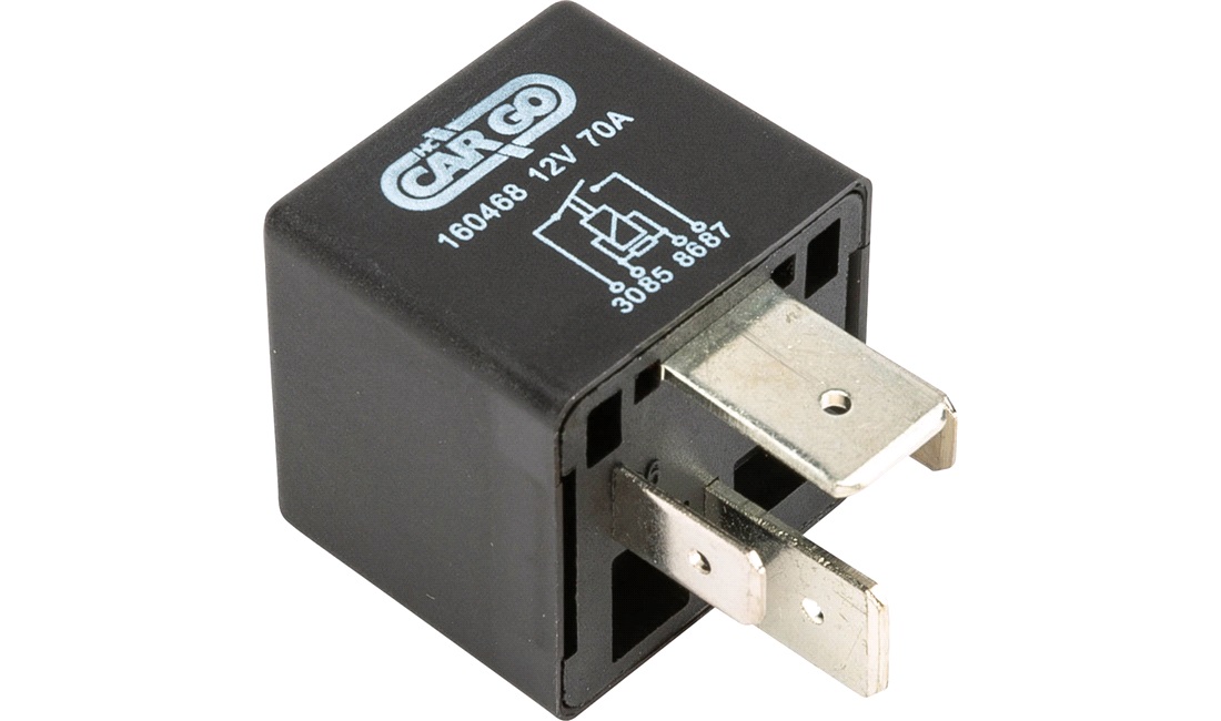 Arbejdsrelæ m. modstand 70 amp