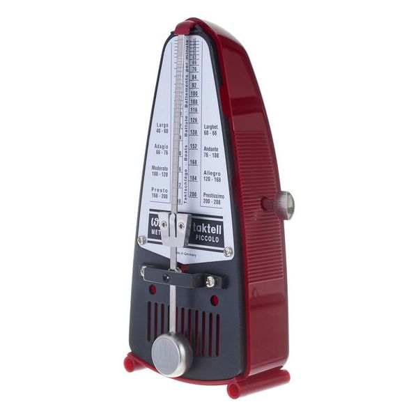 Wittner Metronome Piccolo Metronom 834 weinrot