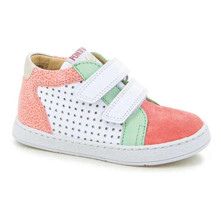 Pom d'Api Baskets Scratchs Mousse Easy Perfo | Rose