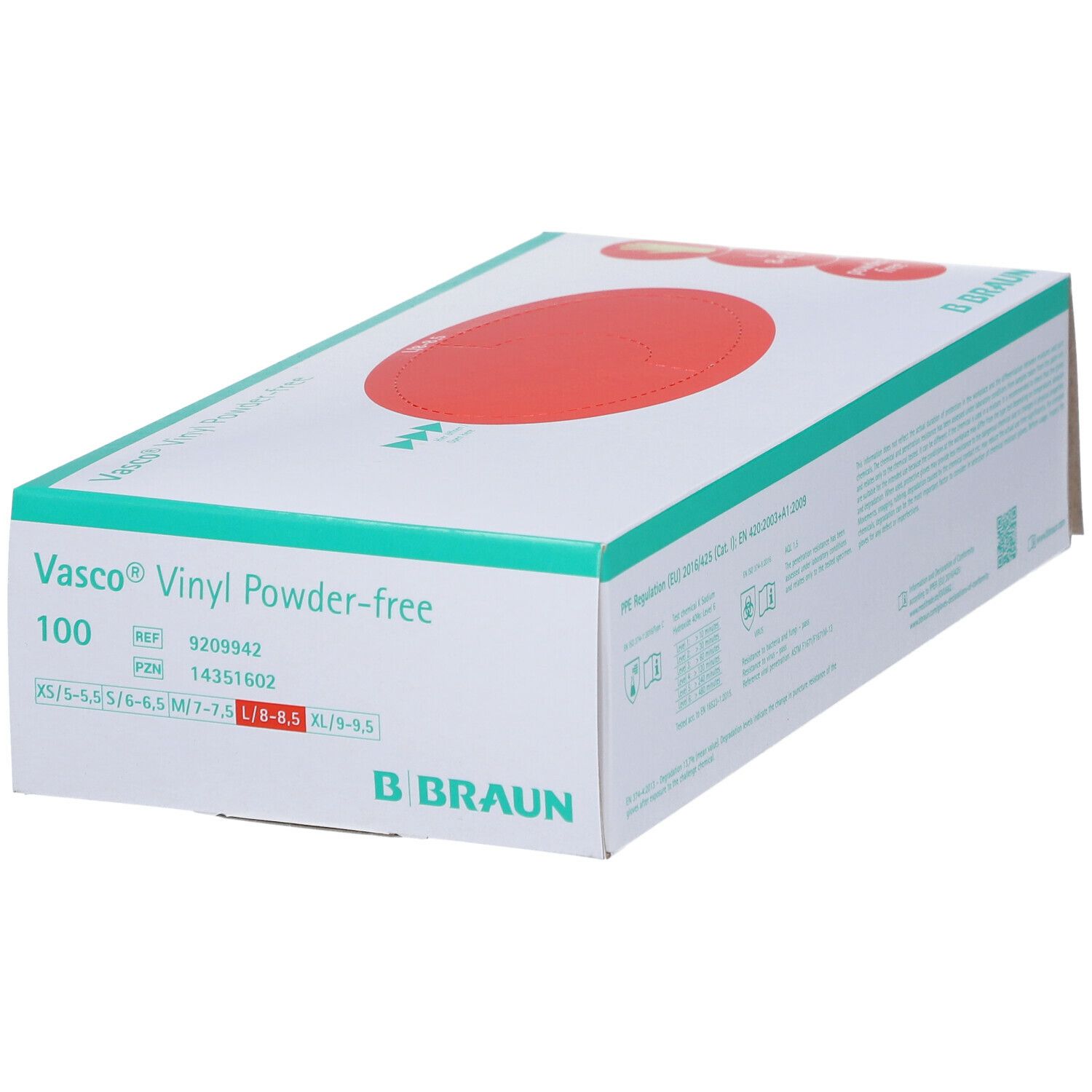 Vasco® Vinyl Handschuhe Gr. L unsteril