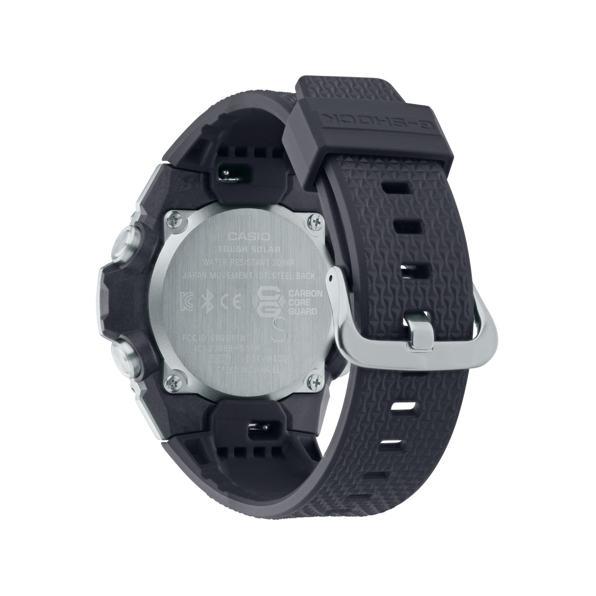 Montre G-SHOCK homme acier bracelet résine noire