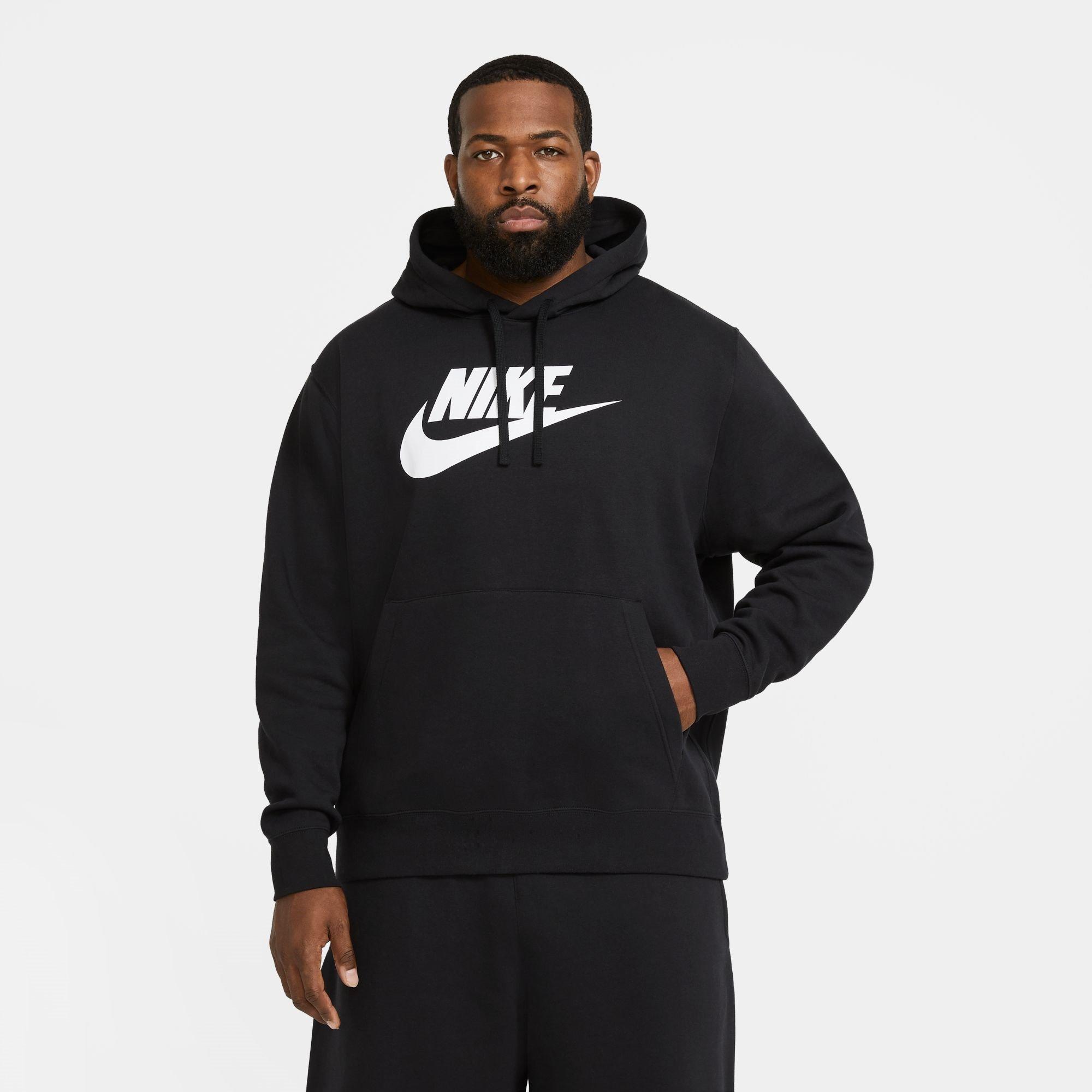 Nike Sportswear Club Fleece Mens Graphic Pullover Hoodie