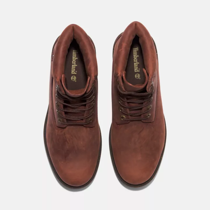 Bottine 6-Inch imperméable à lacets Timberland Heritage pour homme en marron