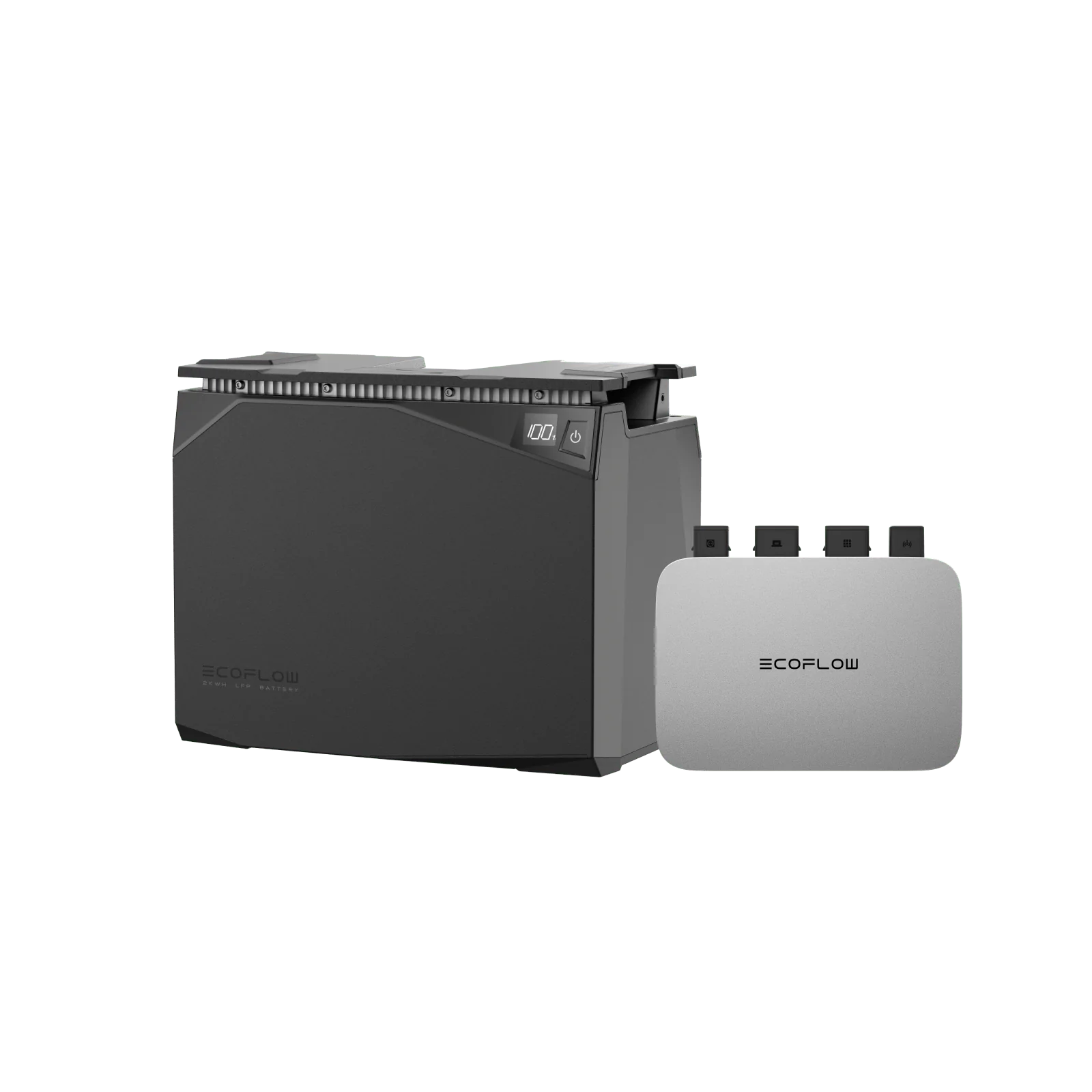 EcoFlow PowerStream Balkonkraftwerk 2 kWh\/5 kWh wasserfeste Batterieserie 800 W